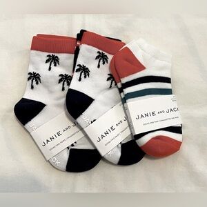 JANIE and JACK Kids Bundle Socks 12-24M & 2T NWT